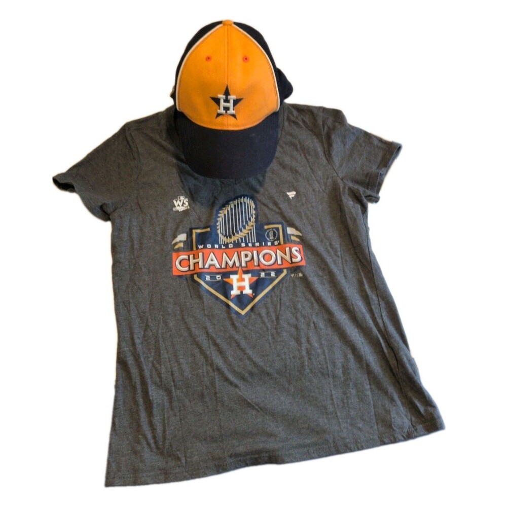 Fanatics Houston Astros 2022 World Series Champions T-Shirt Short Sleeve Size M